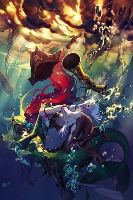 [52 Photos] The fantasy two-dimensional fetish image of mermaids. 9 [Mermaid] 37