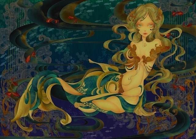 [52 Photos] The fantasy two-dimensional fetish image of mermaids. 9 [Mermaid] 4