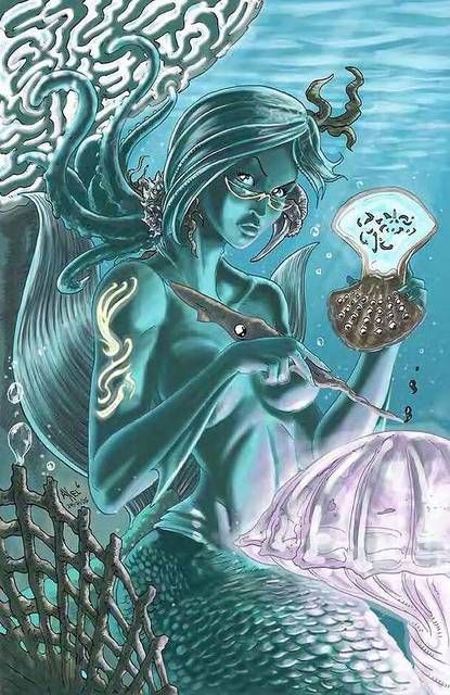 [52 Photos] The fantasy two-dimensional fetish image of mermaids. 9 [Mermaid] 8