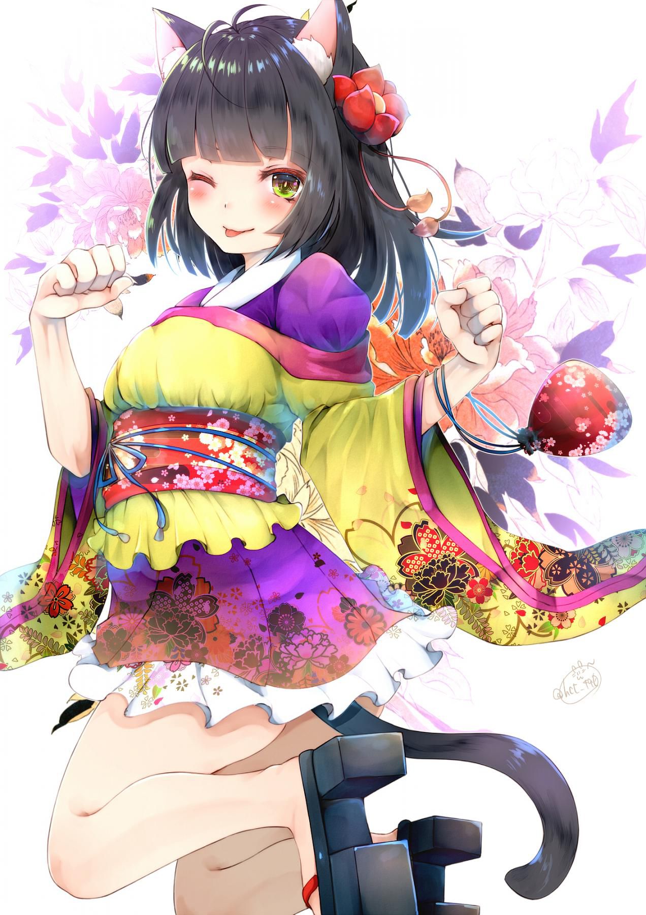 [Apron] Kimono, hakama, kimono, kimono image @ Rainbow [Reddish] Part 11 47