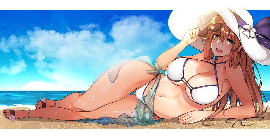 Club activities too hard? Or... Play too much? The summer girls are a very tanned body. 37