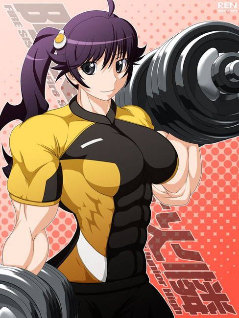 [50 pieces of muscle daughter] two-dimensional image of a girl macho! Part7 21