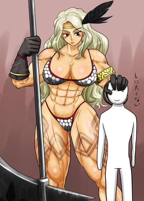 [50 pieces of muscle daughter] two-dimensional image of a girl macho! Part7 33