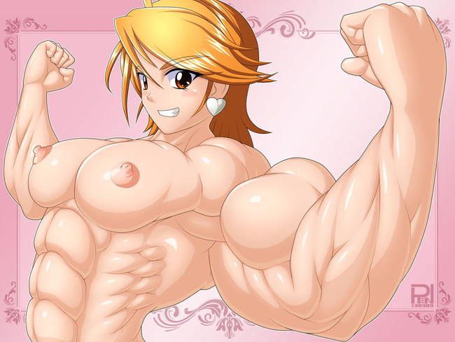 [50 pieces of muscle daughter] two-dimensional image of a girl macho! Part7 34