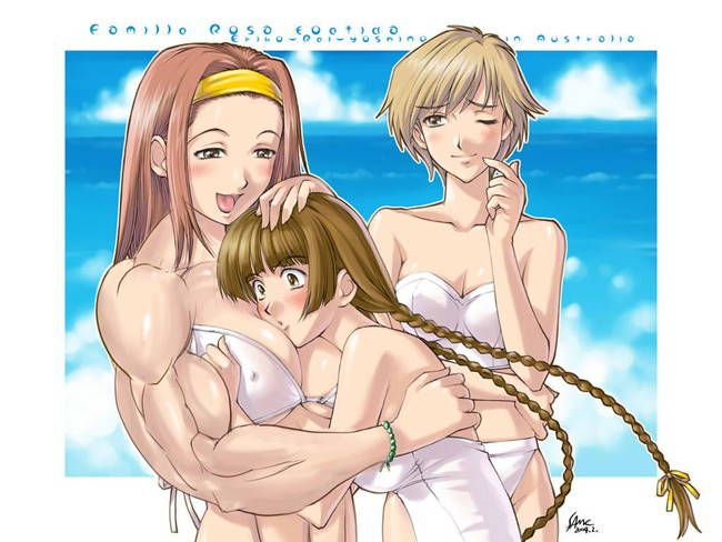 [50 pieces of muscle daughter] two-dimensional image of a girl macho! Part7 46