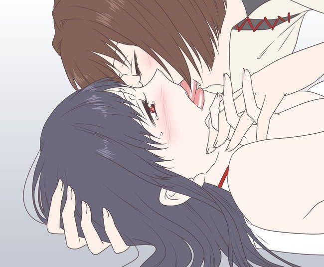 [50 sheets lesbian kiss] I'm kissing with girls secondary erotic images! PART8 [Yuri] 1