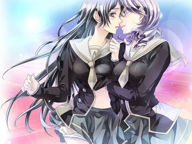 [50 sheets lesbian kiss] I'm kissing with girls secondary erotic images! PART8 [Yuri] 12