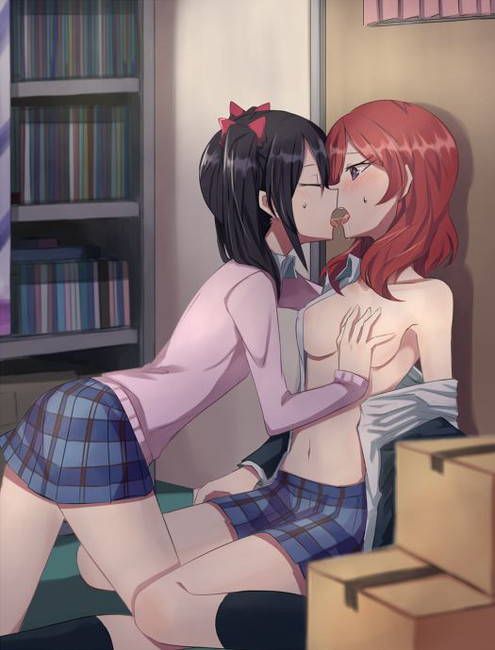 [50 sheets lesbian kiss] I'm kissing with girls secondary erotic images! PART8 [Yuri] 17