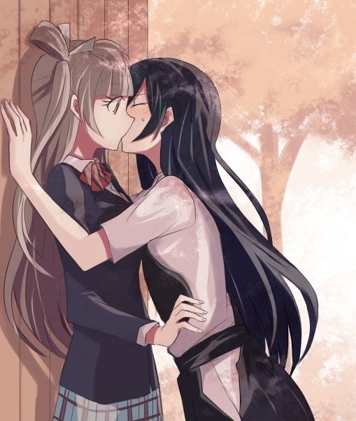 [50 sheets lesbian kiss] I'm kissing with girls secondary erotic images! PART8 [Yuri] 19