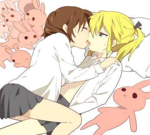 [50 sheets lesbian kiss] I'm kissing with girls secondary erotic images! PART8 [Yuri] 21