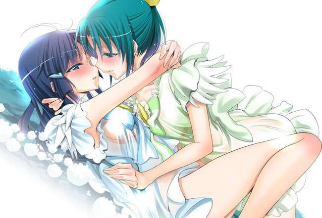 [50 sheets lesbian kiss] I'm kissing with girls secondary erotic images! PART8 [Yuri] 24