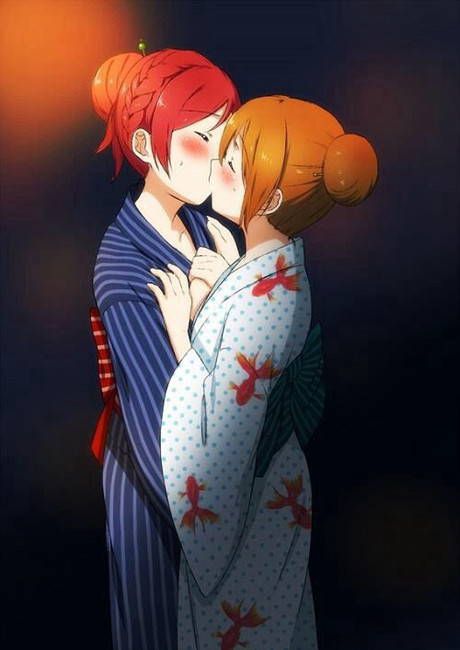 [50 sheets lesbian kiss] I'm kissing with girls secondary erotic images! PART8 [Yuri] 26