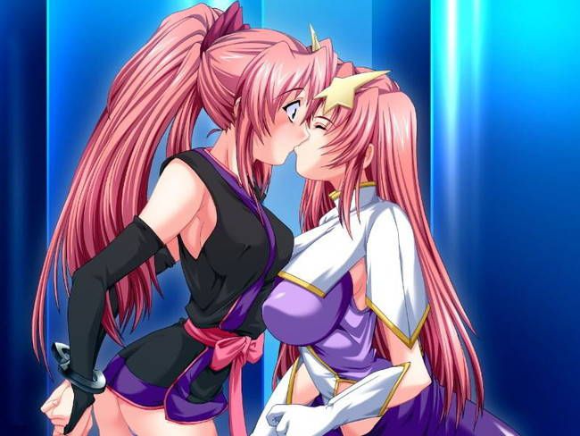 [50 sheets lesbian kiss] I'm kissing with girls secondary erotic images! PART8 [Yuri] 27