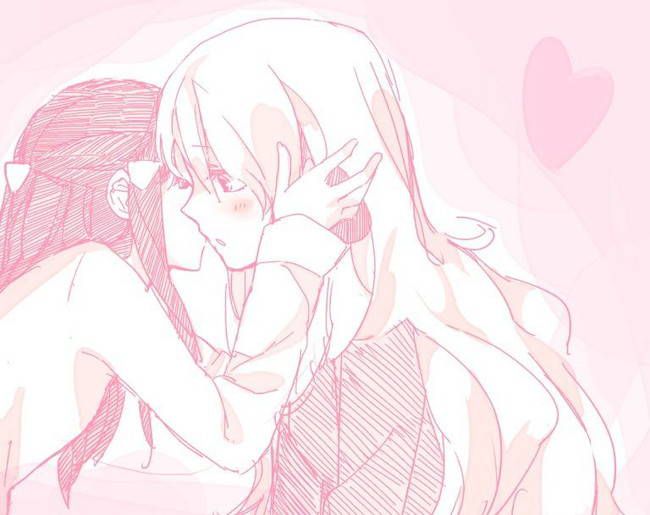 [50 sheets lesbian kiss] I'm kissing with girls secondary erotic images! PART8 [Yuri] 29