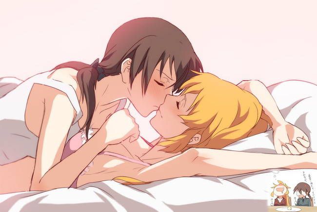 [50 sheets lesbian kiss] I'm kissing with girls secondary erotic images! PART8 [Yuri] 39