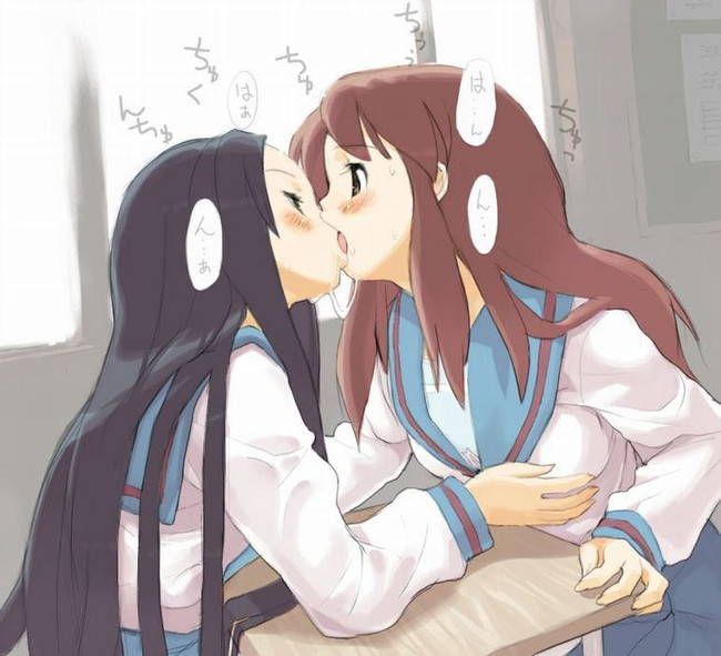 [50 sheets lesbian kiss] I'm kissing with girls secondary erotic images! PART8 [Yuri] 40