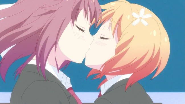 [50 sheets lesbian kiss] I'm kissing with girls secondary erotic images! PART8 [Yuri] 9