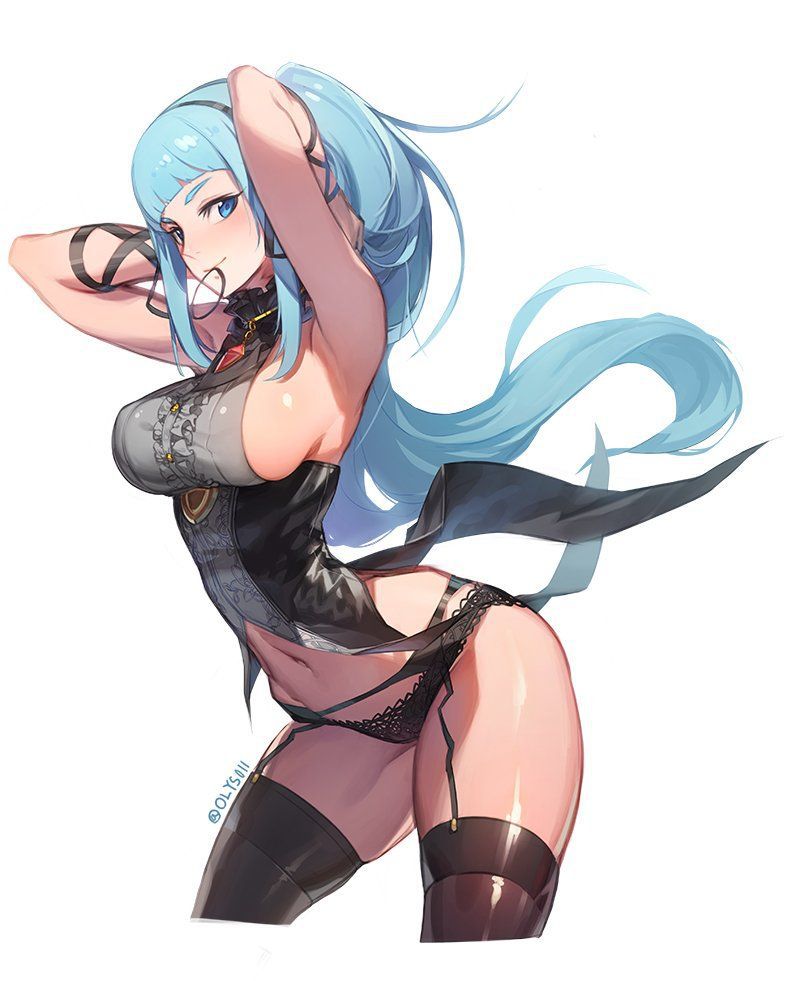 Please picture of blue hair erotic! 20