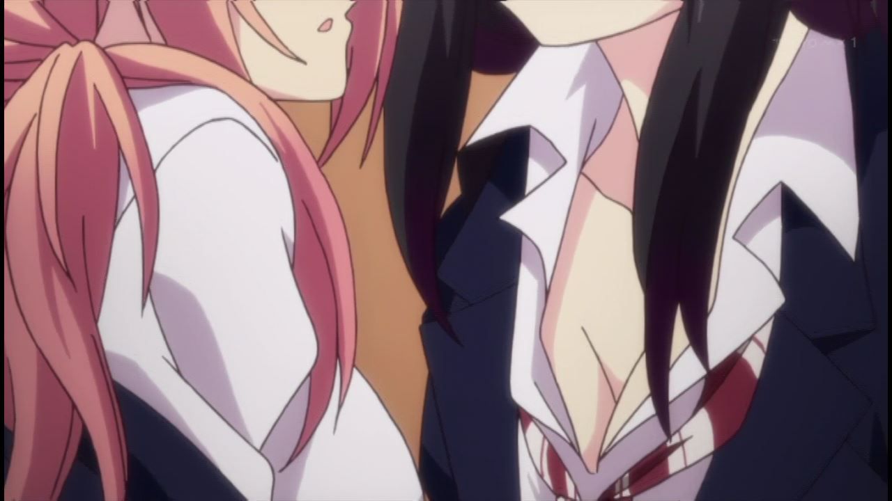 Anime ' fabrication trap-NTR-' one story and erotic caress and deep kiss of girls with each other! 11