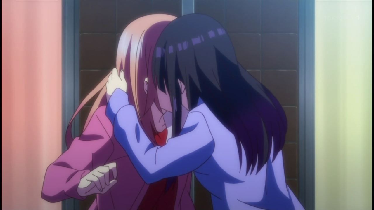 Anime ' fabrication trap-NTR-' one story and erotic caress and deep kiss of girls with each other! 22