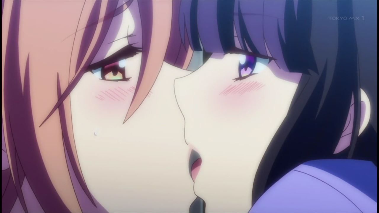 Anime ' fabrication trap-NTR-' one story and erotic caress and deep kiss of girls with each other! 24