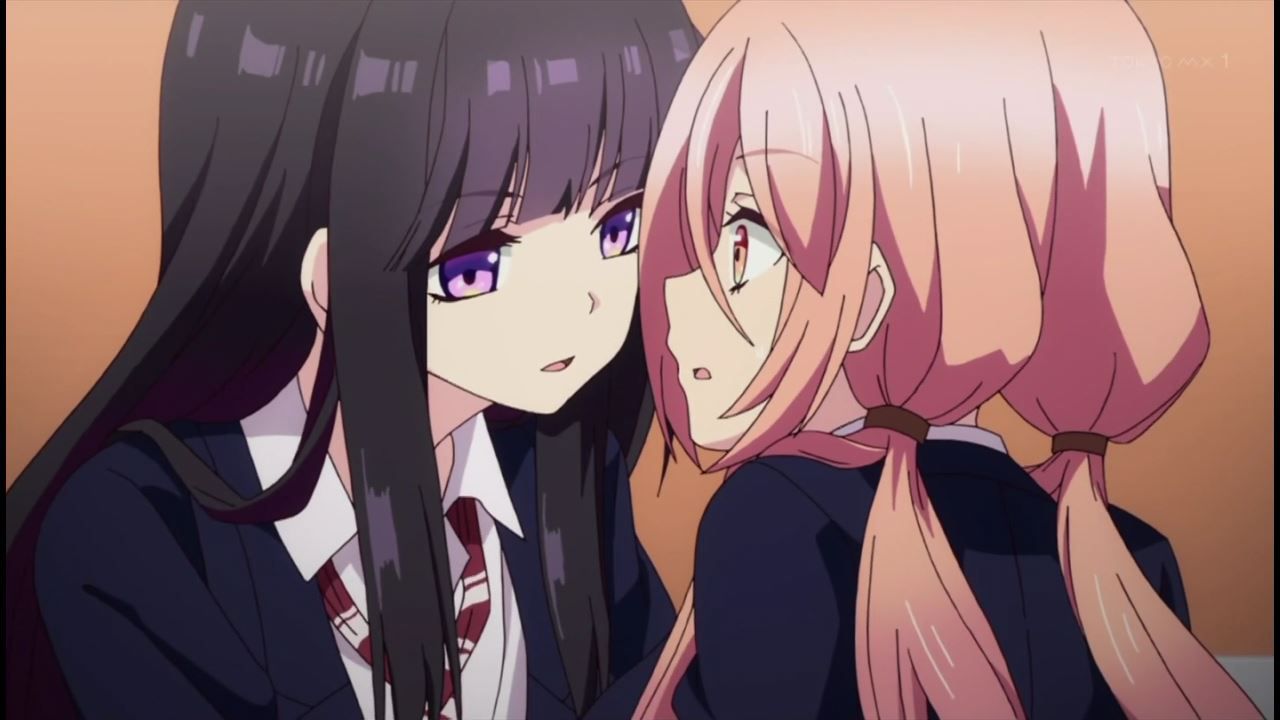 Anime ' fabrication trap-NTR-' one story and erotic caress and deep kiss of girls with each other! 7