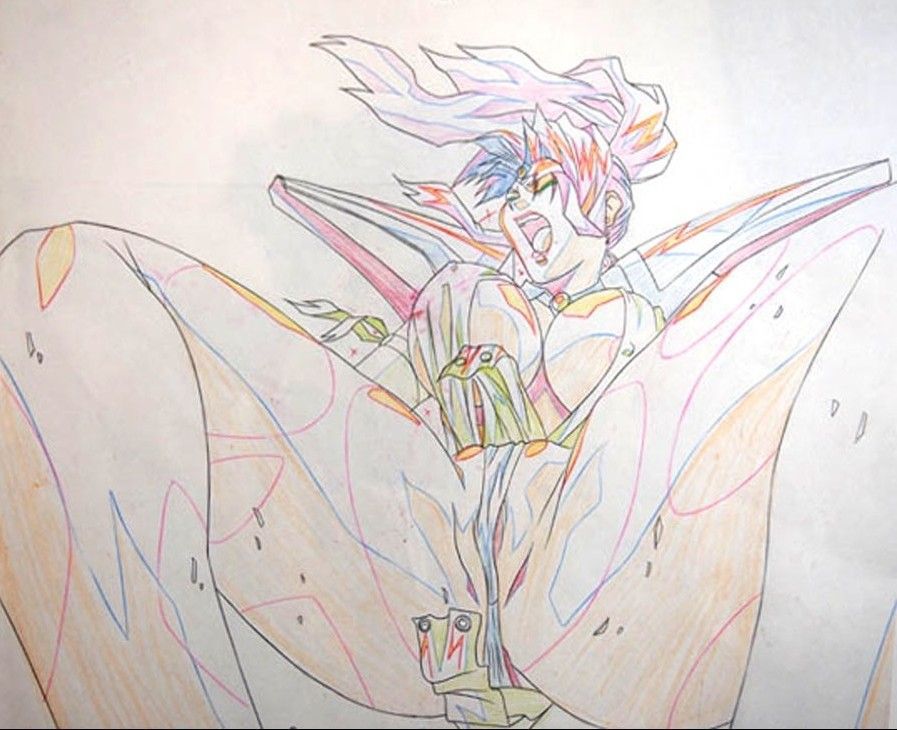 [2nd] Oobari masami teacher draw dunk or Angel Blade of Shire Pierrot cute 15