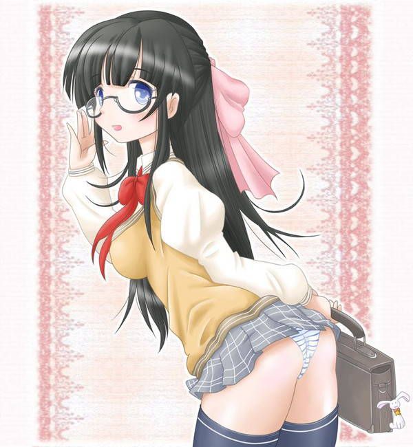 I'm going to put the erotic cute image of glasses daughter! 12