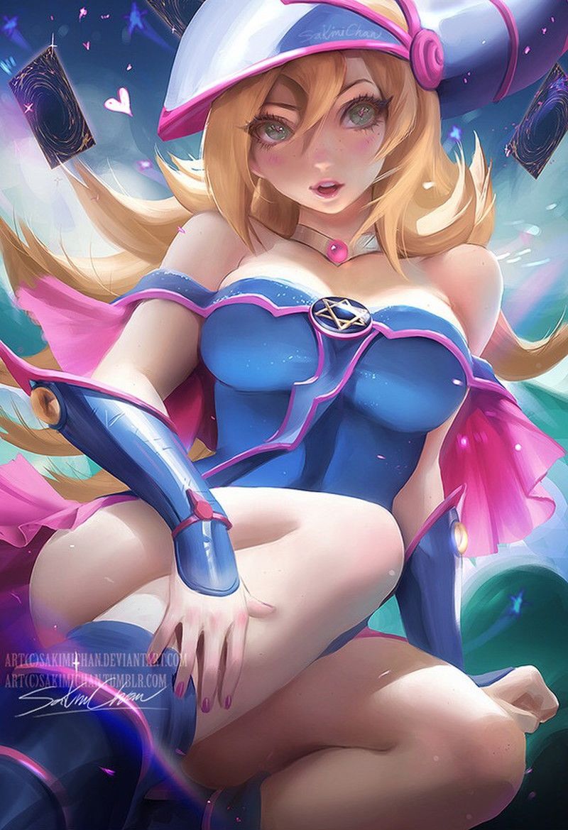 [100 pieces] Immediately the eroticism image [a game king] of the black magician girl of ハボボディ 75