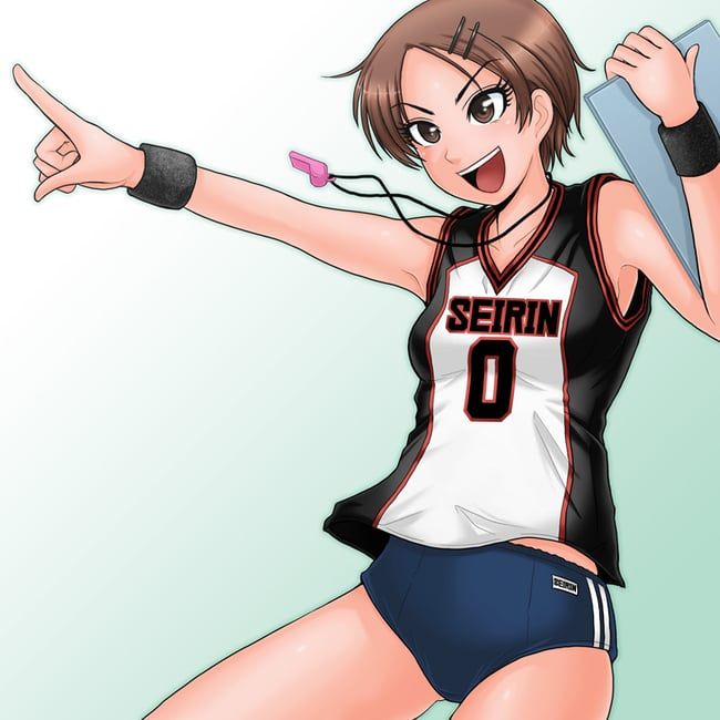 Erotic image of Kuroko's basketball [Riko Aida] 12