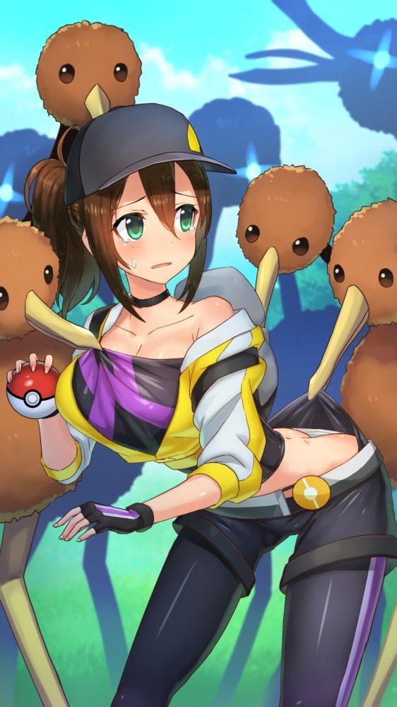 [Pokemon GO] a woman trainer and an eroticism image [celebration, raid battle ... of the leader at team 2