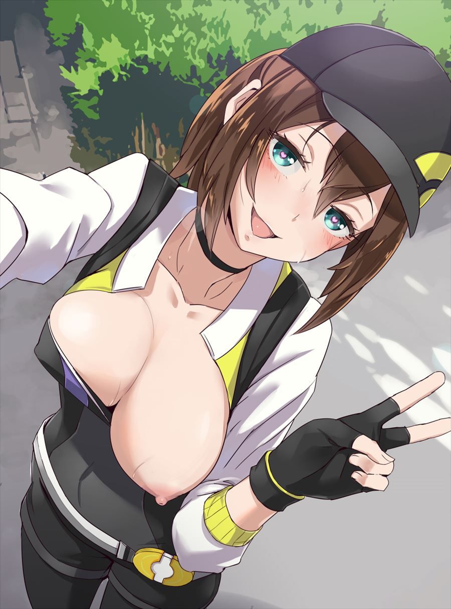 [Pokemon GO] a woman trainer and an eroticism image [celebration, raid battle ... of the leader at team 7