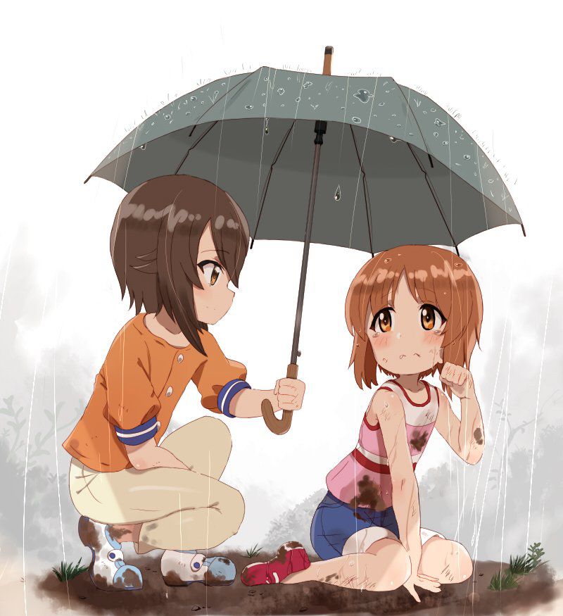 [the second] The second image [non-eroticism] of the pretty girl putting up her umbrella 10