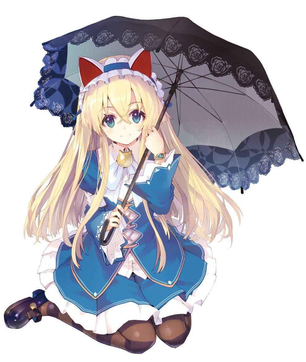 [the second] The second image [non-eroticism] of the pretty girl putting up her umbrella 21