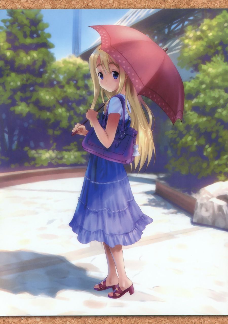 [the second] The second image [non-eroticism] of the pretty girl putting up her umbrella 29