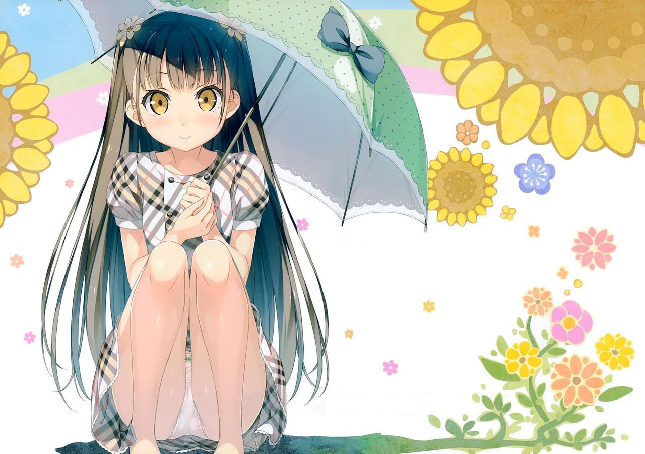 [the second] The second image [non-eroticism] of the pretty girl putting up her umbrella 31