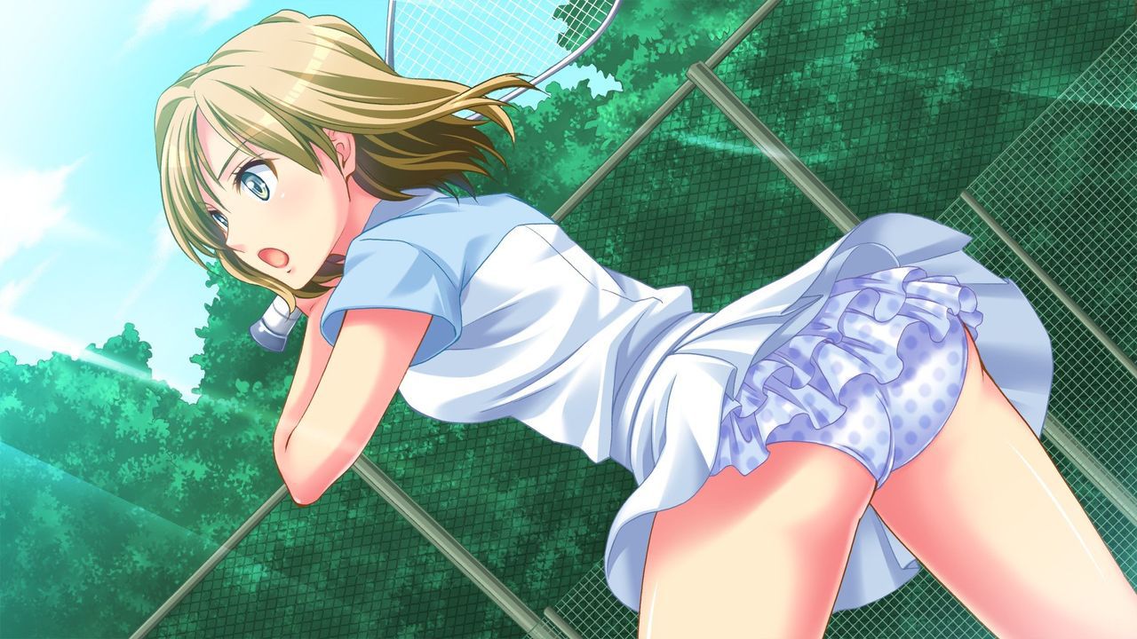 The second image of girls who are tennis club position [in front of visit to the United States !H!] 31