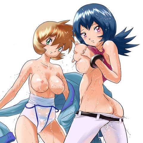 [54 pieces] The pretty second eroticism image of girls of Pokemon! 36 [trainer] 39