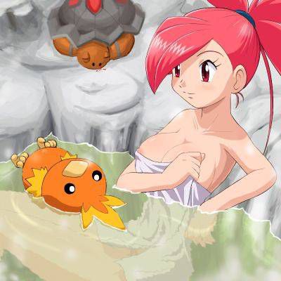 [54 pieces] The pretty second eroticism image of girls of Pokemon! 36 [trainer] 52