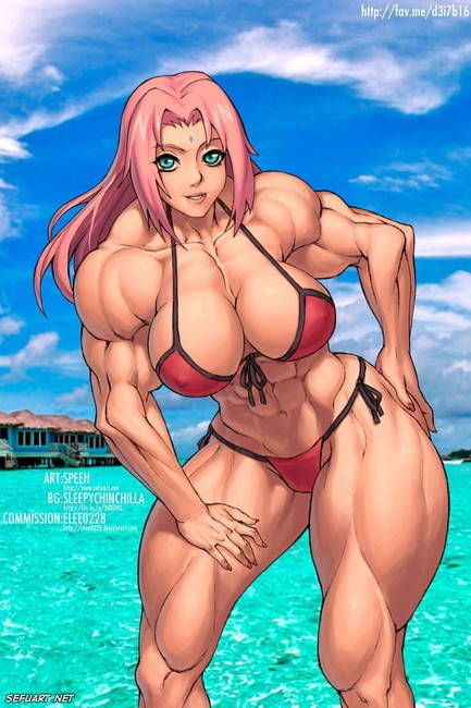 Fetish illustration of the muscle daughter 12