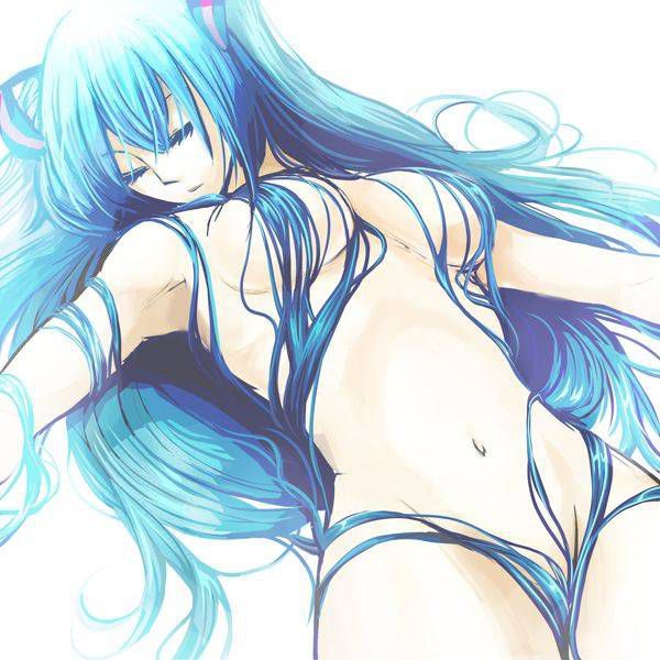 [58 pieces] A collection of second eroticism images which after all are an angel of Hatsune Miku. 18 [ボカロ] 21