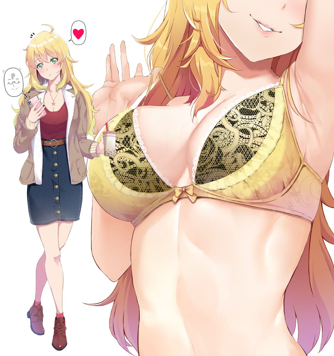 【2D】2D bishōjo image with etched armpits 7