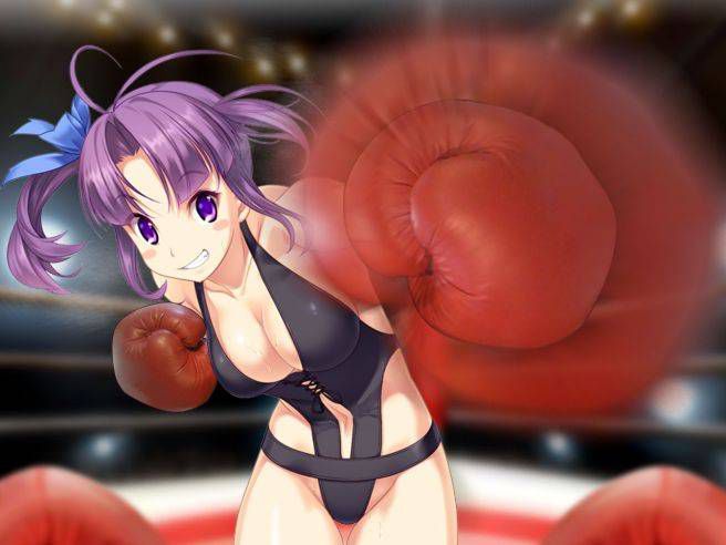 The second eroticism image of girls enjoying boxing, boxing [pretty (hard)] 12