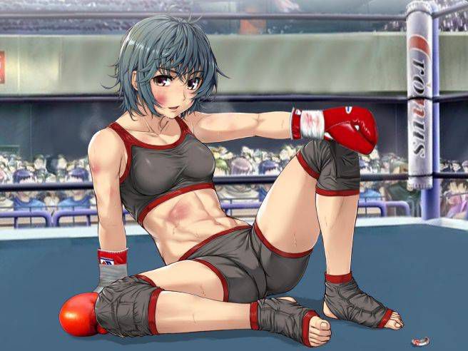 The second eroticism image of girls enjoying boxing, boxing [pretty (hard)] 15