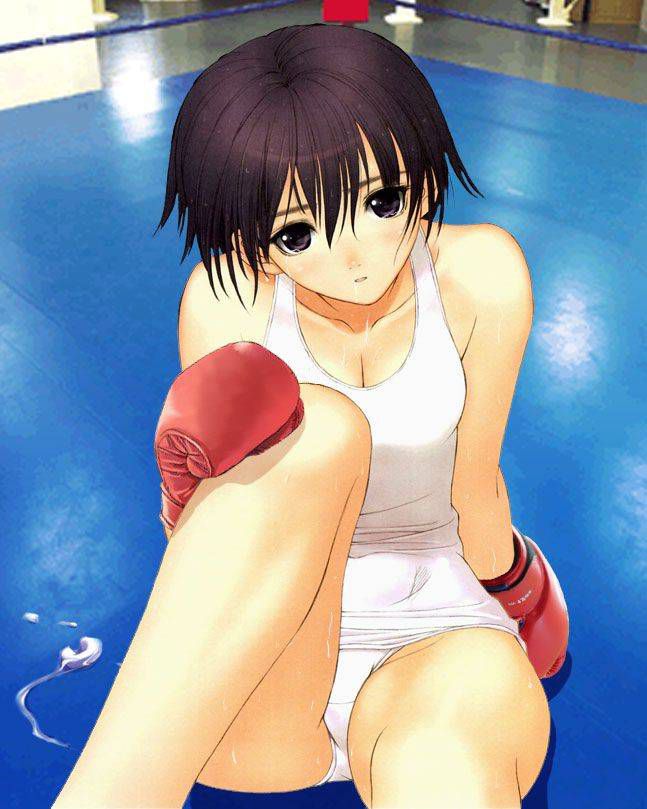 The second eroticism image of girls enjoying boxing, boxing [pretty (hard)] 24