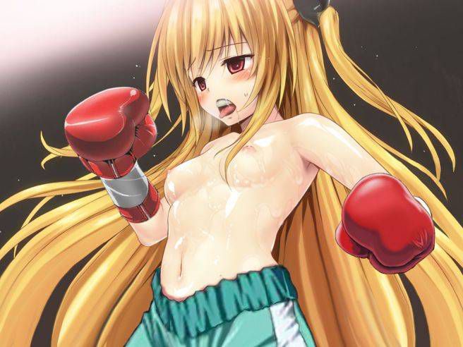 The second eroticism image of girls enjoying boxing, boxing [pretty (hard)] 3