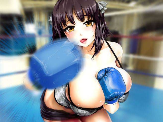 The second eroticism image of girls enjoying boxing, boxing [pretty (hard)] 32