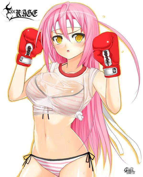 The second eroticism image of girls enjoying boxing, boxing [pretty (hard)] 34