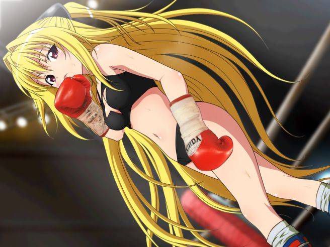 The second eroticism image of girls enjoying boxing, boxing [pretty (hard)] 35