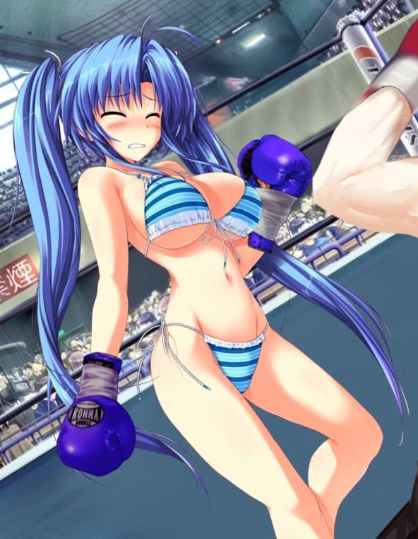 The second eroticism image of girls enjoying boxing, boxing [pretty (hard)] 37